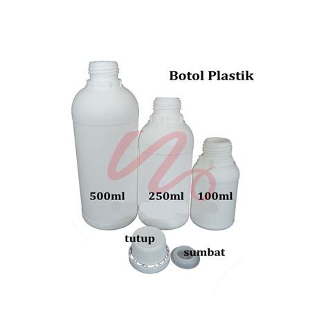 Jual Botol Sampel Plastik 500ml Putih Susu Lokal Shopee Indonesia