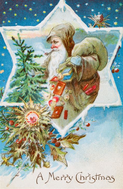 Christmas Santa Claus Vintage Free Stock Photo - Public Domain Pictures