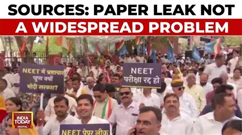 Neet Row Top Government Sources On Neet Nta Controversy Neet Ug Paper Leak India Today