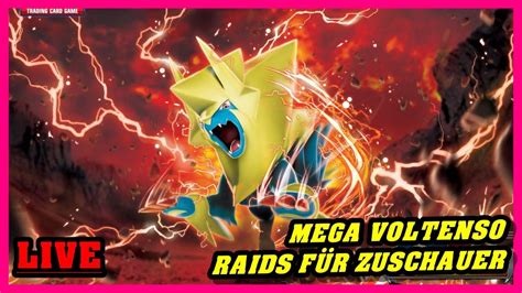 LIVE Mega Voltenso Raids für Zuschauer Pokémon GO Deutsch