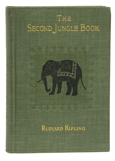 The Second Jungle Book By Rudyard Kipling Later Printing 1899