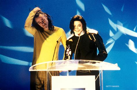 Michael Jackson Bob Geldof At Brit Awards Michael Jackson