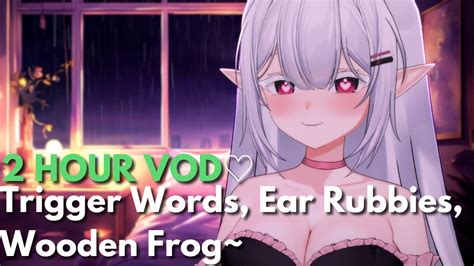 ASMR Trigger Words Ear Rubbies Wooden Frog Binaural 3DIO