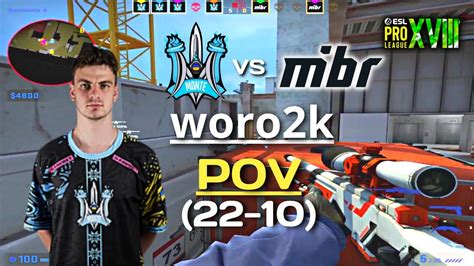 Csgo Pov Woro K Monte Vs Mibr Vertigo Esl Pro League Youtube