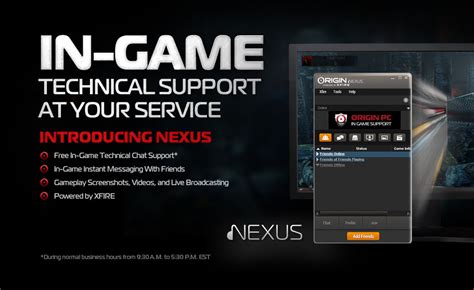 ORIGIN PC Launches Nexus In-Game Tech Support | GamingShogun