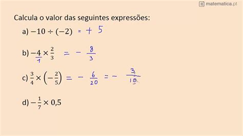 Multiplicação De Numeros Racionais - 9