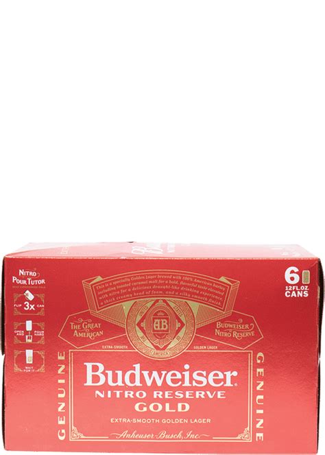 Budweiser Nitro Reserve Gold Total Wine More