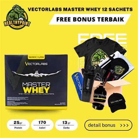 Jual Vectorlabs Master Whey Sachet Vector Labs Master Whey Isolate