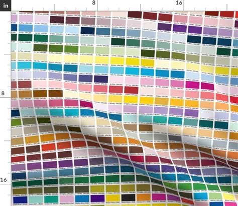 Pantone Coated Color Chart Yard Fabric Spoonflower Pantone | The Best Porn Website