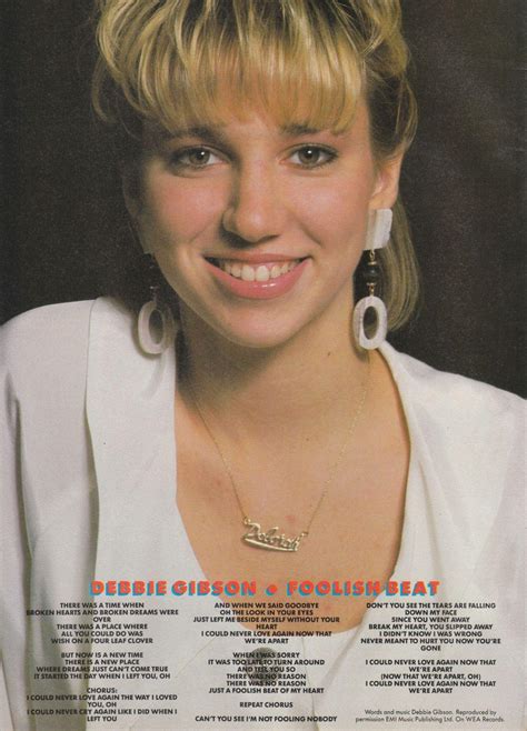 Debbie Gibson Foolish Beat 1988