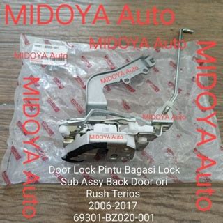 Jual Door Lock Pintu Bagasi Rush Terios 2006 2017 69301 BZ020 Ori