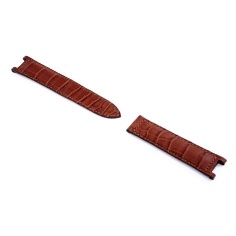 Rios Versailles Alligator Leather Watch Strap Mahogany