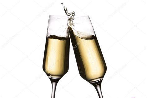 Cheers with champagne glasses — Stock Photo #22292839