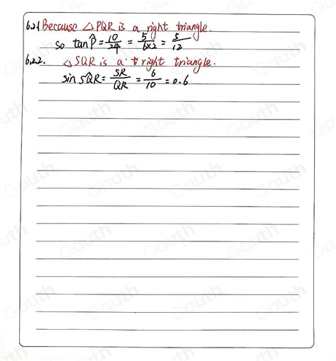 Solved Delta Pqr And Delta Sqr Are Right Angled Triangles As Shown In The Diagram Below Pr26