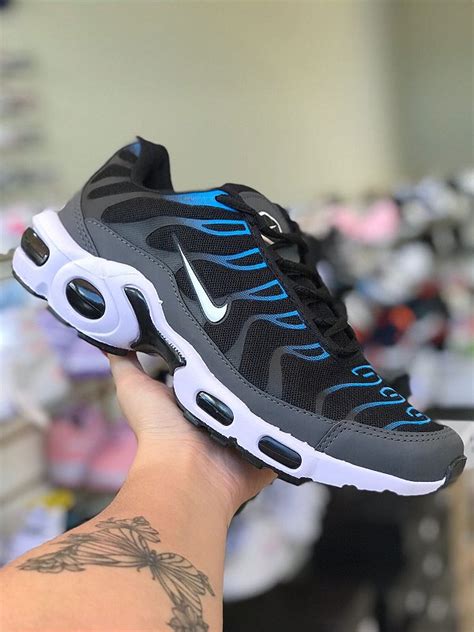 NK Air Max 95 TN Preto e Azul Moda Brás