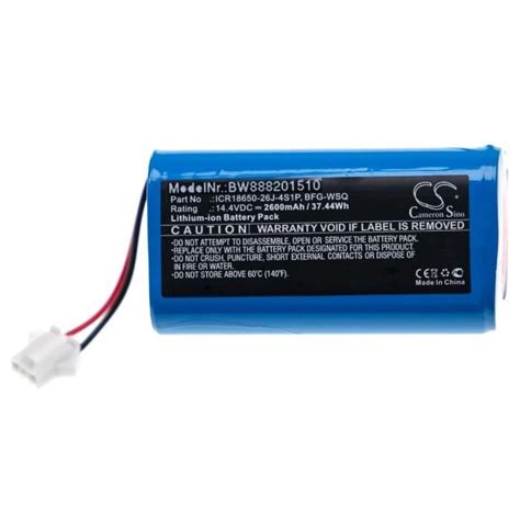 Vhbw Batterie Compatible Avec Tesvor X Pro Aspirateur Robot