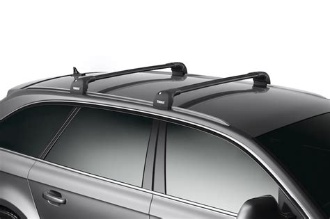 Thule Black WingBar Edge Kit VW Passat B8 Estate 2015 2022 With Flush Rails