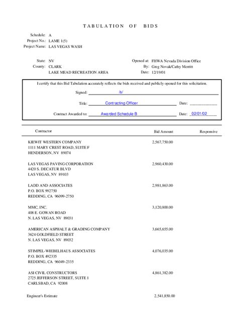 Fillable Online Flh Fhwa Dot Highways Dot Govfederal LandsprojectsLake