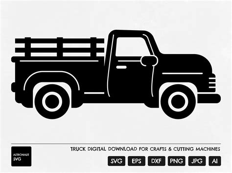 pickup truck silhouette