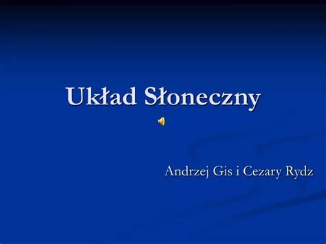 PPT Układ Słoneczny PowerPoint Presentation free download ID 3772016