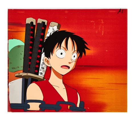 ONE PIECE BY TOEI ANIMATION 海賊王 by 東映動畫 | MONKEY D. LUFFY ANIMATION CEL