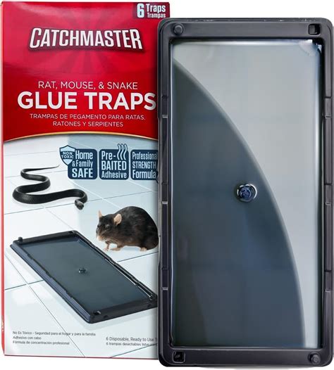 Catchmaster Rat And Mouse Glue Traps 6pk Large Bulk Traps