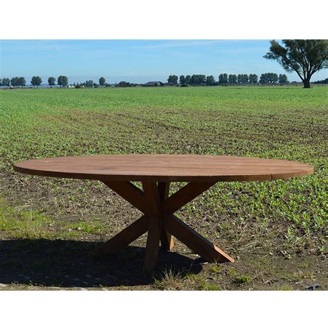 Tuintafel Ovaal Teak Cm