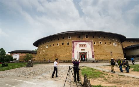 Longyan,China-Jun 4,2014: Fujian(yongding) Earth Buildings Which Were ...