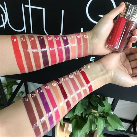 Wholesale Makeup Nude Lipgloss Glitter Lipgloss Tubes Liquid Lipgloss No Logo Buy Glitter