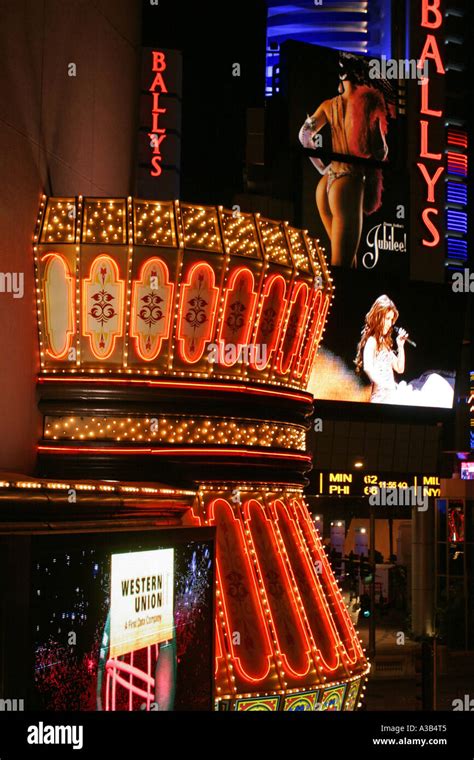 The Strip at night Las Vegas Nevada USA Stock Photo - Alamy