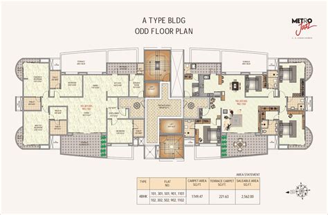 Metro Jazz Mhalunge Baner Pune 4 Bhk Flats Odd Floor Plan Flickr