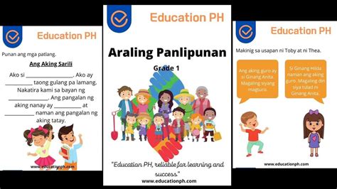 Araling Panlipunan Grade 1 Worksheets