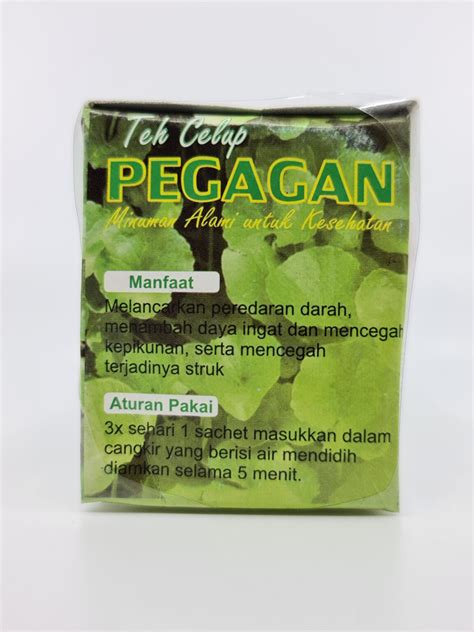 Teh Celup Pegagan Centella Asiatica Follium Instant Tea Sachets