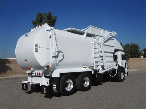 2012 Peterbilt 320 Amrep HX450FL Front Loader Garbage Truck For Sale