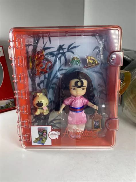 Disney Store Mulan Animators Collection Mini Doll Play Set Brand New