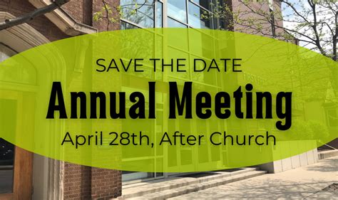 Annual Meeting 2024 First Free Church Chicago