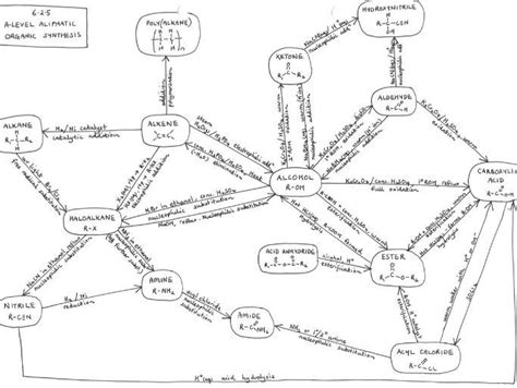 Diagram Of Organic Synthesis Reaction Pathways Quizlet