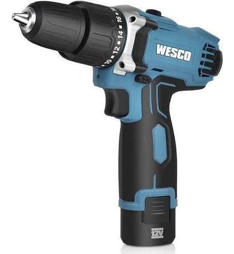 Furadeira E Parafusadeira De Impacto 12v Wesco Ws2547 Ws25 Frete grátis