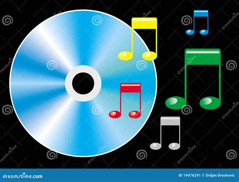 De Muziek Van Cd Stock Illustratie Illustration Of Technologie 19476241