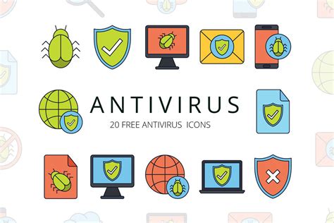 Antivirus Vector Icon Set - Free Download