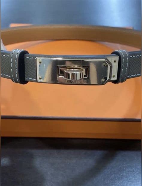 Hermes Kelly Belt Etoupe Rghw Women S Fashion Watches Accessories