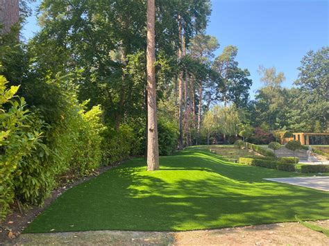 Large Back Garden Artificial Grass Installation Trulawn