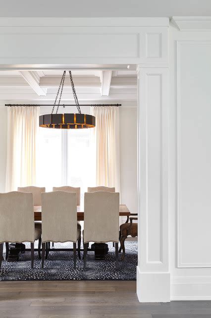 Kingsway Custom Home Transitional Dining Room Toronto By Designtheory Inc Houzz Uk