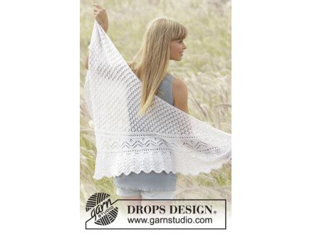 Tender Kiss By Drops Design Sjal Strikkeopskrift X Cm Rito Dk