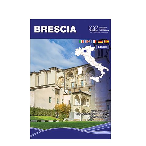 Brescia Carta tematica di città scala 1 15 000 LACasadellacartografia