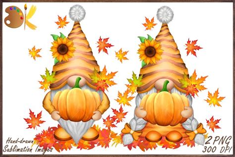 Fall Gnome Clipart | Design Bundles | Page 5