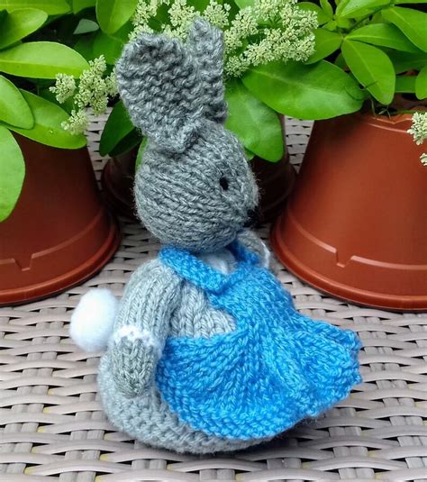 Grey Rabbit Chocolate Orange Cover Knitting Pattern Easter Etsy