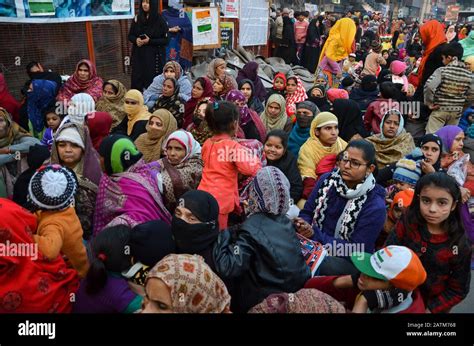 Women Protest Against Caa Nrc Shaheen Bagh New Delhi India