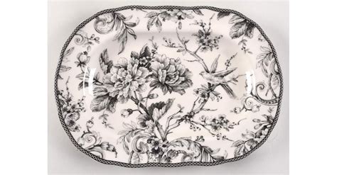 Adelaide Black Oval Serving Platter By Fifth Pts