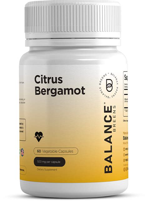 Citrus Bergamot 500mg Revitalize Your Heart Health Advanced Bergam